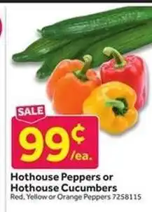 Stop&Shop Hothouse Peppers or Hothouse Cucumbers offer