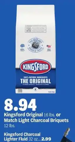 Meijer Kingsford Original or Match Light Charcoal Briquets offer