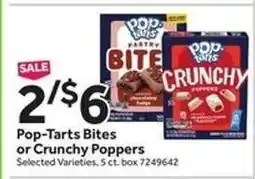 Stop&Shop Pop-Tarts Bites or Crunchy Poppers offer