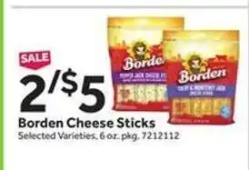 Stop&Shop Borden Cheese Sticks offer