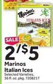 Stop&Shop Marinos Italian Ices offer