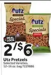 Stop&Shop Utz Pretzels offer