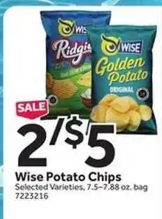 Stop&Shop Wise Potato Chips offer