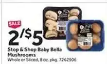 Stop&Shop Stop & Shop Baby Bella Mushrooms offer