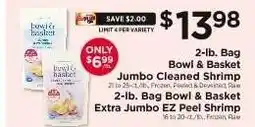 ShopRite Bowl & Basket Jumbo Cleaned Shrimp offer
