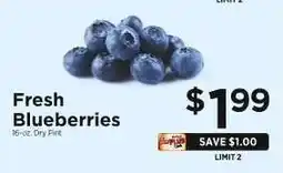 ShopRite Fresh Blueberries offer