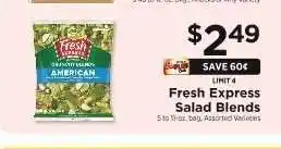 ShopRite Fresh Express Salad Blends offer