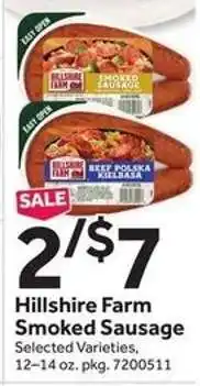 Stop&Shop Hillshire Farm Smoked Sausage offer