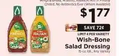 ShopRite Wish-Bone Salad Dressing offer
