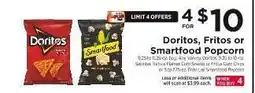 ShopRite Doritos, Fritos, or Smartfood Popcorn offer
