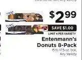 ShopRite Entenmann’s Donuts 8 Pack offer