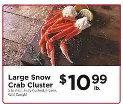 ShopRite Large Snow Crab Cluster offer