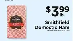 ShopRite Smithfield Domestic Ham offer