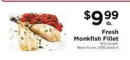 ShopRite Fresh Monkfish Fillet offer