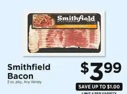 ShopRite Smithfield Bacon offer