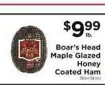 ShopRite Boar's Head Maple Glazed Honey Coated Ham offer
