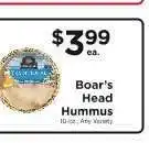 ShopRite Boar's Head Hummus offer