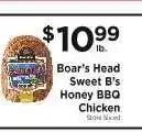 ShopRite Boar's Head Sweet B's Honey BBQ Chicken offer