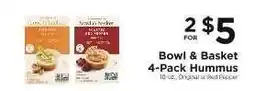 ShopRite Bowl & Basket 4-Pack Hummus offer