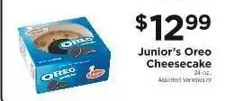 ShopRite Junior's Oreo Cheesecake offer