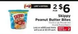 ShopRite Skippy Peanut Butter Bites offer