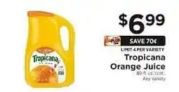 ShopRite Tropicana Orange Juice offer