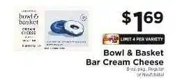 ShopRite Bowl & Basket Bar Cream Cheese offer