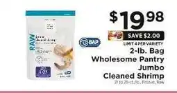 ShopRite Wholesome Pantry Jumbo Cleaned Shrimp offer