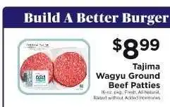 ShopRite Tajima Wagyu Ground Beef Patties offer