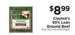 ShopRite Clayton’s 93% Lean Ground Beef offer