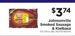 ShopRite Johnsonville Smoked Sausage & Kielbasa offer