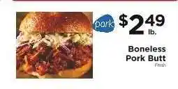 ShopRite Boneless Pork Butt offer