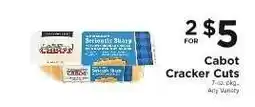 ShopRite Cabot Cracker Cuts offer