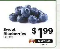 ShopRite Sweet Blueberries offer