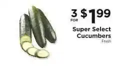 ShopRite Super Select Cucumbers offer
