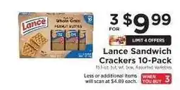 ShopRite Lance Sandwich Crackers 10-Pack offer