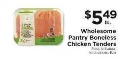 ShopRite Wholesome Pantry Boneless Chicken Tenders offer