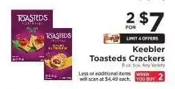 ShopRite Keebler Toasteds Crackers offer
