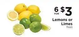 ShopRite Lemons Or Limes offer