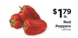 ShopRite Red Peppers offer