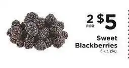 ShopRite Sweet Blackberries offer