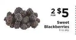 ShopRite Sweet Blackberries offer