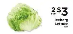 ShopRite Iceberg Lettuce offer