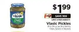 ShopRite Vlasic Pickles offer