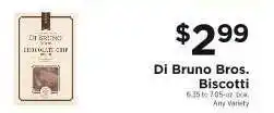 ShopRite Di Bruno Bros. Biscotti offer