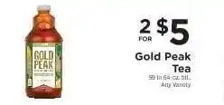ShopRite Gold Peak Tea offer
