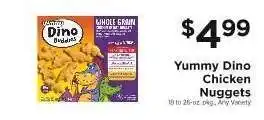 ShopRite Yummy Dino Chicken Nuggets offer