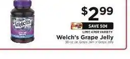 ShopRite Welch’s grape jelly offer