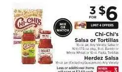 ShopRite Chi-Chi’s Salsa or Tortillas offer