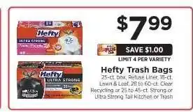 ShopRite Hefty Trash Bags offer